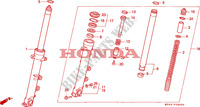 FOURCHETTE AVANT(1) pour Honda CBR 600 F 1992