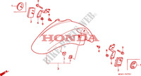 GARDE BOUE AVANT (CBR600FS/3S/T/3T/SET) pour Honda CBR 600 F 1995