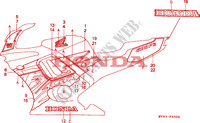 RAYURE(CBR600F3S) pour Honda CBR 600 F3 1995