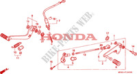 SELECTEUR   PEDALE DE FREIN pour Honda CBR 600 F 34HP 1995