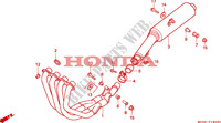 SILENCIEUX D'ECHAPPEMENT pour Honda CBR 600 F 1991