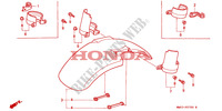 GARDE BOUE AVANT (1) pour Honda CBR 900 RR 1992