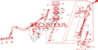 MAITRE CYLINDRE DE FREIN ARRIERE pour Honda CBR 900 FIREBLADE 1992