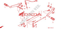 PEDALE(2) pour Honda CBR 900 FIREBLADE 50HP 1994