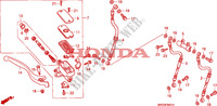 MAITRE CYLINDRE FREIN AV.(CB750F2) pour Honda SEVEN FIFTY 750 27HP 1992