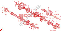 BOITE DE VITESSES pour Honda CB SEVEN FIFTY 750 2001