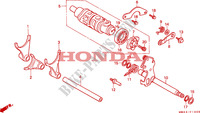 BARILLET DE SELECTION pour Honda RC45 RVF 750 1995