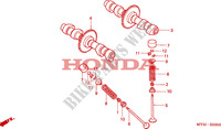 ARBRE A CAMES   SOUPAPE pour Honda CB 500 S 34HP 2002