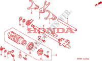 BARILLET DE SELECTION pour Honda CB 500 S 34HP 2002