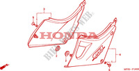 COUVERCLES LATERAUX pour Honda CB 500 S 34HP 2002