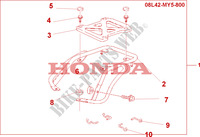 PORTE BAGAGES pour Honda CB 500 34HP 2002
