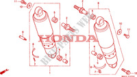 AMORTISSEUR ARRIERE pour Honda VALKYRIE 1500 F6C 1999