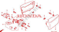 COUVERCLES LATERAUX pour Honda VALKYRIE 1500 F6C 1997