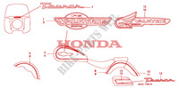 RAYURE/MARQUE(2) pour Honda VALKYRIE 1500 F6C TOURER 2000