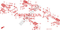 REPOSE PIED pour Honda VALKYRIE 1500 F6C 2000