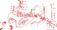 RESERVOIR A CARBURANT pour Honda VALKYRIE 1500 F6C 2000