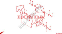 COUVERCLE GAUCHE pour Honda BIG ONE 1000 50HP 1996