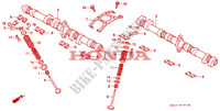 ARBRE A CAMES   SOUPAPE pour Honda CBR 1000 F 1993
