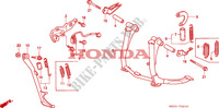BEQUILLE pour Honda CBR 1000 DUAL CBS 1993