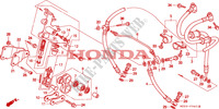 MAITRE CYLINDRE SECONDAIRE pour Honda CBR 1000 F 1994