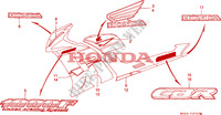 RAYURE/MARQUE(4) pour Honda CBR 1000 F 1994