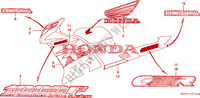 RAYURE/MARQUE(5) pour Honda CBR 1000 DUAL CBS 1995