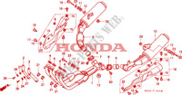 SILENCIEUX D'ECHAPPEMENT pour Honda CBR 1000 DUAL CBS 1997