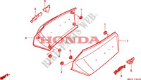 COUVERCLES LATERAUX pour Honda GL 1500 GOLD WING SE 20éme anniversaire 1995