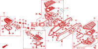 MARCHE(GL1500AP/AR/AS/AT) pour Honda GL 1500 GOLD WING ASPENCADE 20th 1995
