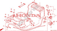 BATTERIE pour Honda SHADOW 750 1996