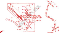 MAITRE CYLINDRE DE FREIN AVANT pour Honda SHADOW 750 1993