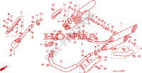 SILENCIEUX D'ECHAPPEMENT pour Honda SHADOW 750 1995
