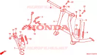 BEQUILLE pour Honda NTV 650 1995