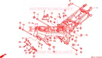 CADRE pour Honda NTV 650 1995