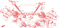 CARBURATEUR (PIECES CONSTITUTIVES) pour Honda NTV 650 1995