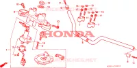 GUIDON   TE DE FOURCHE pour Honda NTV 650 1995
