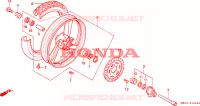 ROUE AVANT pour Honda NTV 650 1995