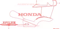 MARQUE(3) pour Honda SHADOW 600 VLX DELUXE 1998