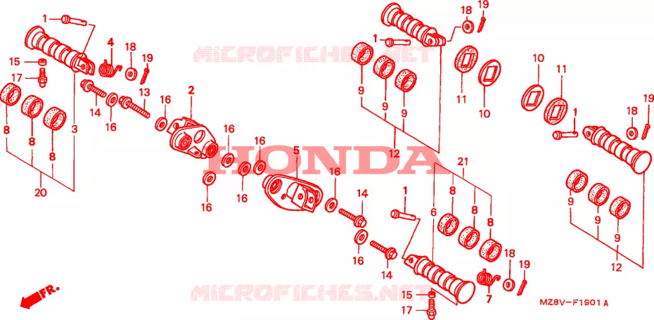 MARCHE(2) Honda MOTO 600 SHADOW 1998  VT600CDW