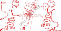 COMPTEUR pour Honda CB 250 RED LIGHT SINGLE SEAT 1996