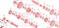BOITE DE VITESSES pour Honda 125 VARADERO 2009