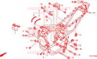 CADRE pour Honda 125 VARADERO 2009