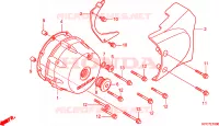 CARTER MOTEUR GAUCHE pour Honda 125 VARADERO 2009