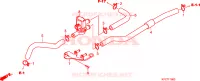 COMMANDE INJECTION D'AIR SOUPAPE pour Honda 125 VARADERO 2009