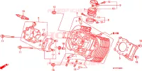 CULASSE DE CYLINDRE AVANT pour Honda 125 VARADERO 2009