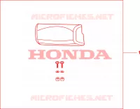 DOSSERET DE TOP CASE (LOW) pour Honda 125 VARADERO 2009