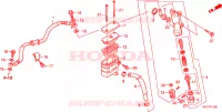 MAITRE CYLINDRE DE FREIN ARRIERE pour Honda 125 VARADERO 2009