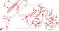 SILENCIEUX D'ECHAPPEMENT pour Honda 125 VARADERO 2009