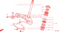 TE DE FOURCHE pour Honda 125 VARADERO 2009