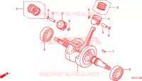 VILEBREQUIN   PISTON pour Honda 125 VARADERO 2009